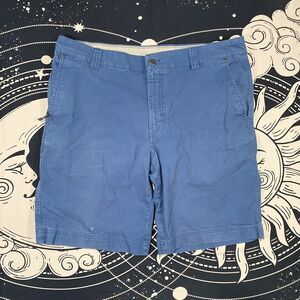 Columbia Utility Cargo Chino Shorts Mens 36 Blue Outdoor Hiking